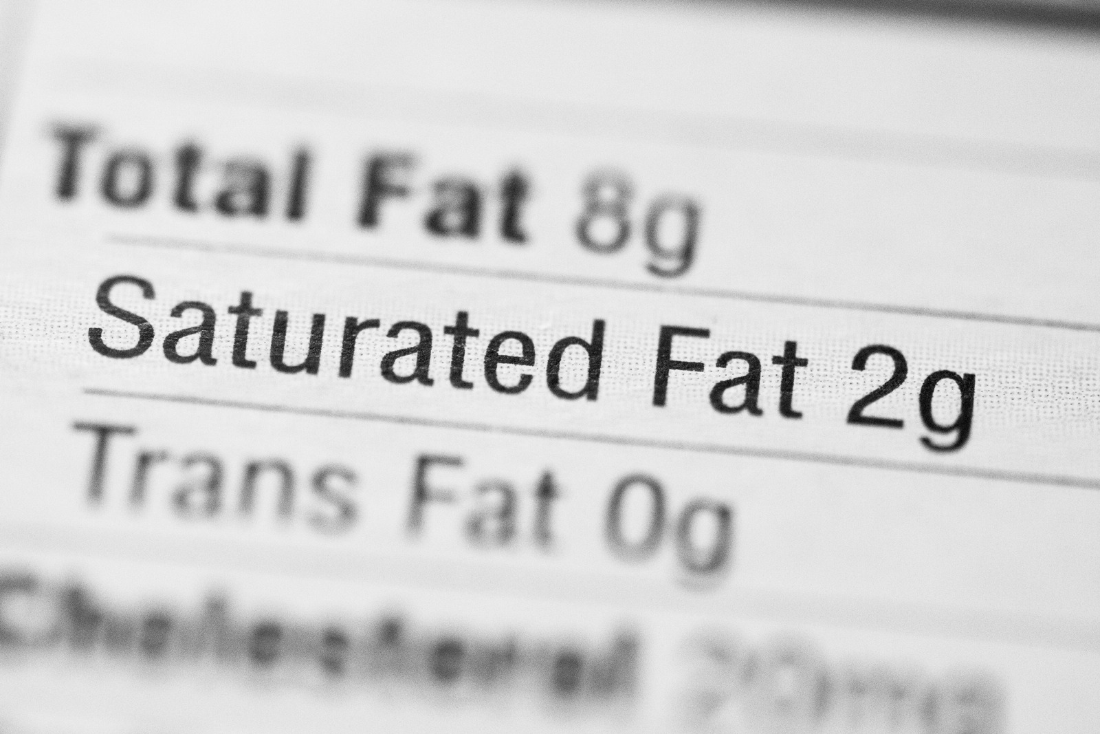 Nutrition Facts. Saturated Fat