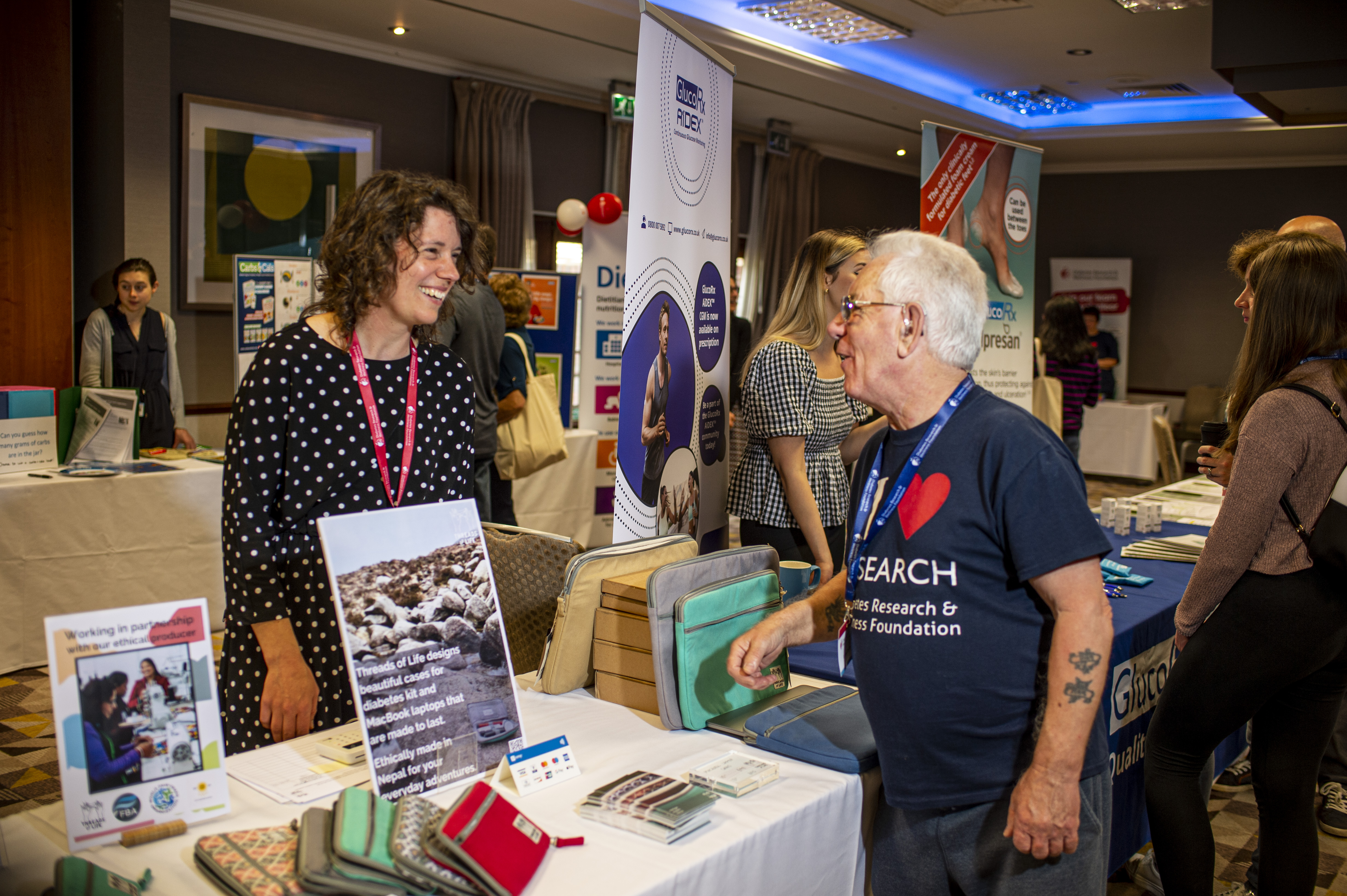 DRWF volunteer and exhibitor at our wellness day 2022.  