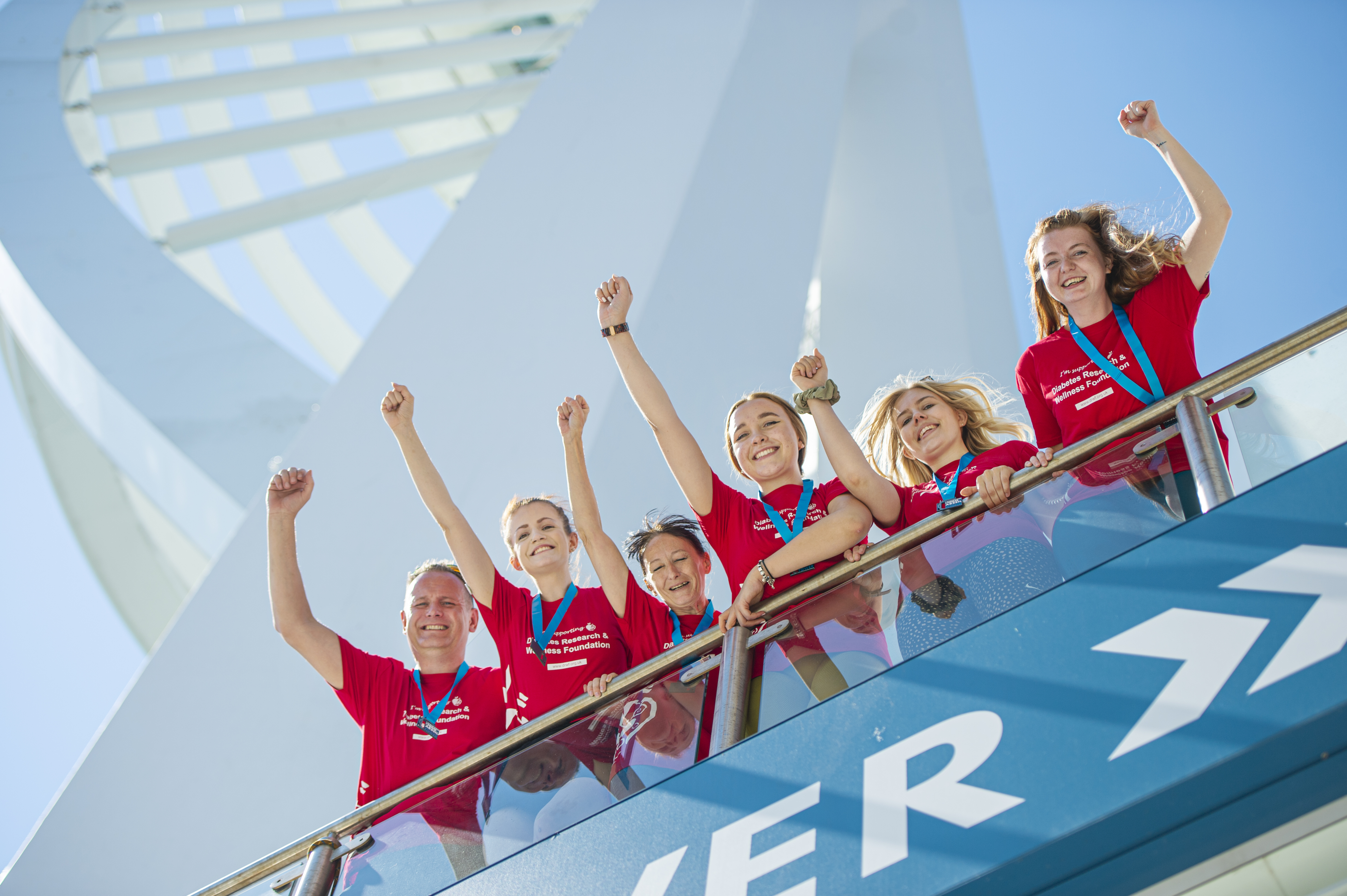 Spinnaker Abseil Team Photo