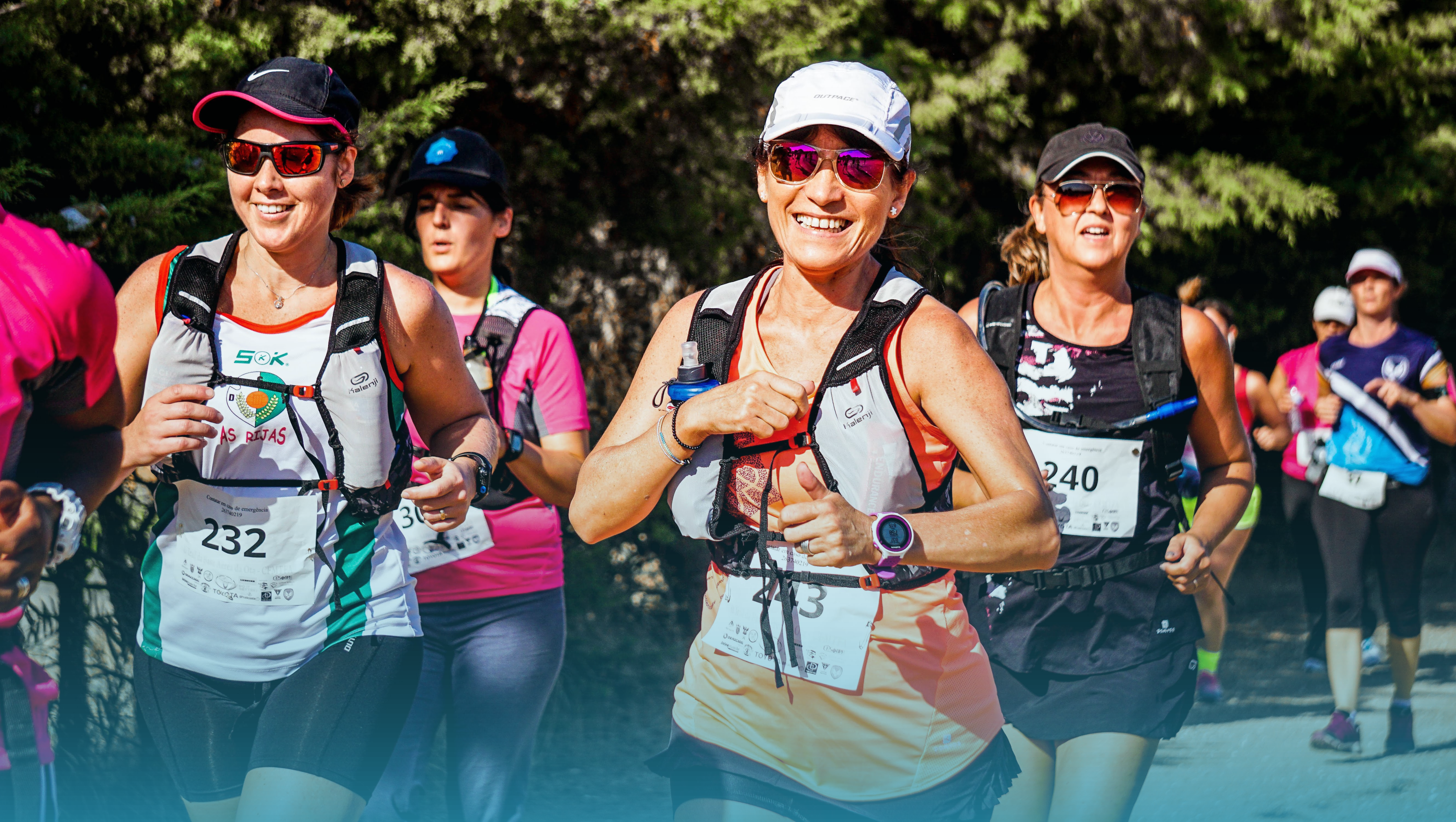People Running Marathon Banner